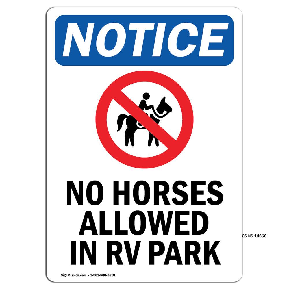 No Horses Allowed In RV Park