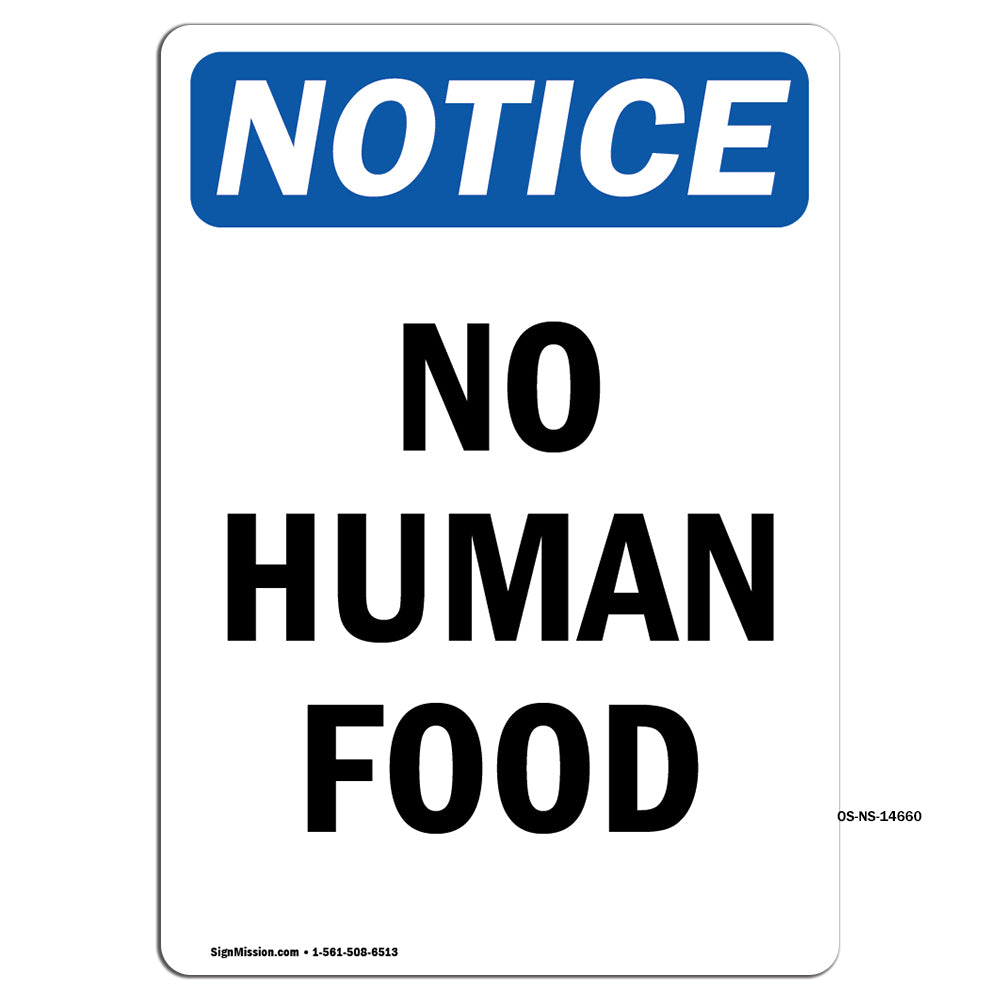No Human Food