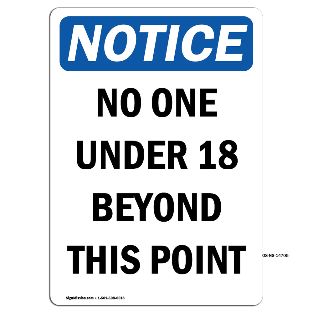 No One Under 18 Beyond This Point