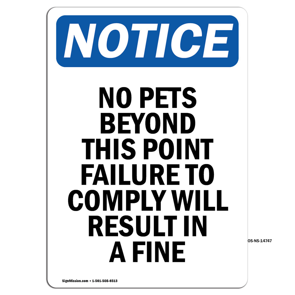 No Pets Beyond This Point Failure