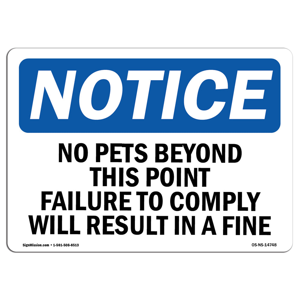No Pets Beyond This Point Failure