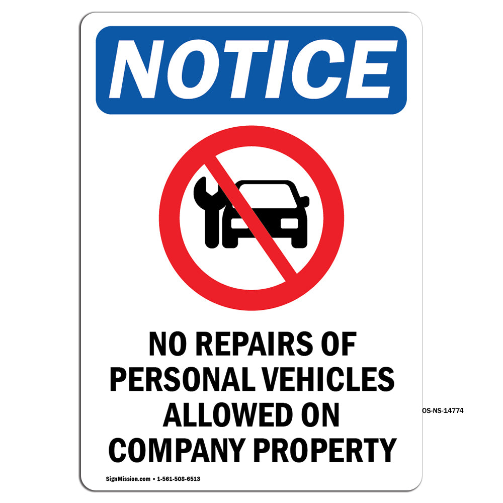 No Repairs Of Personal