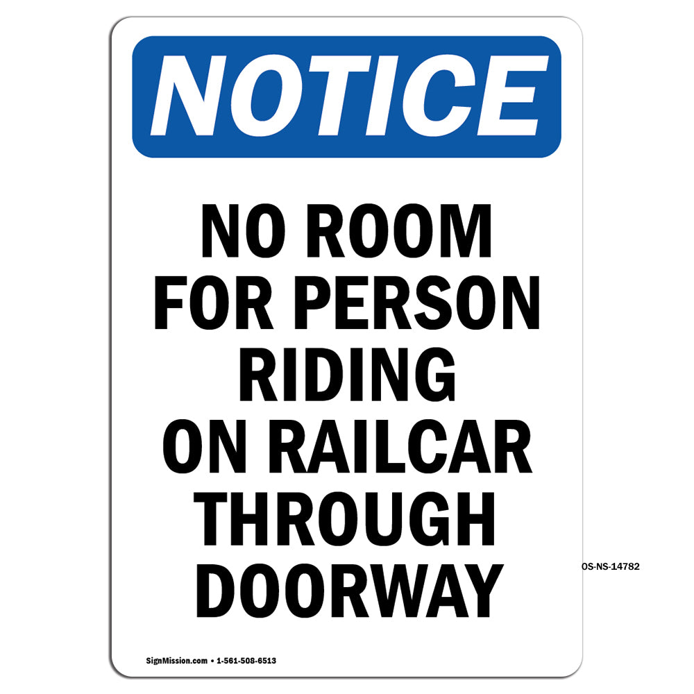 No Room For Person Riding On Railcar