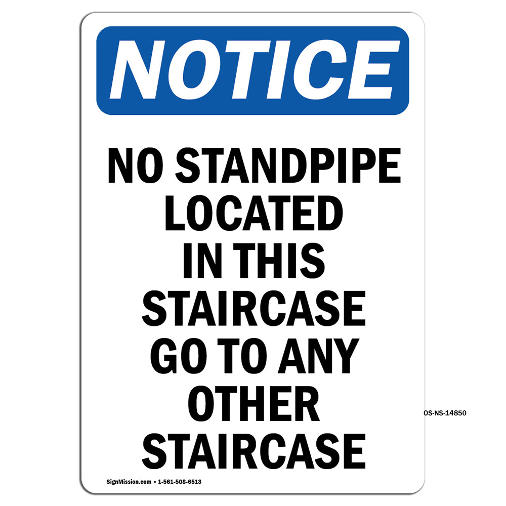 No Standpipe Located In This Staircase Go