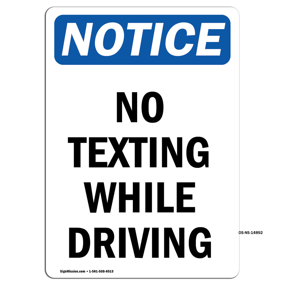 No Texting While Driving