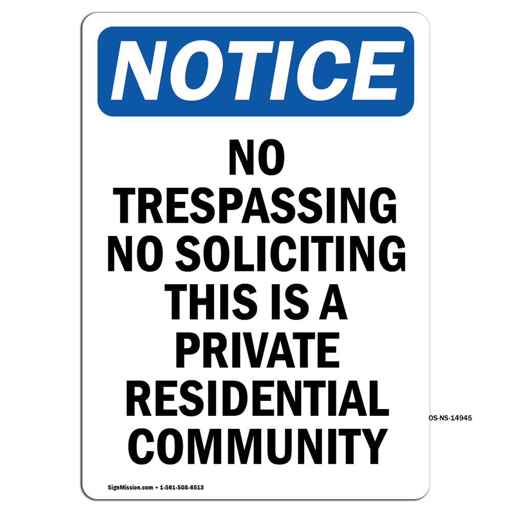 No Trespassing No Soliciting This Is A Private