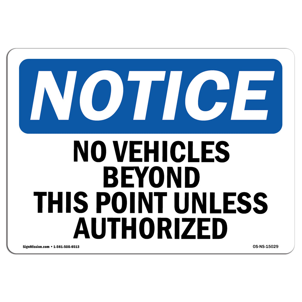 No Vehicles Beyond This Point