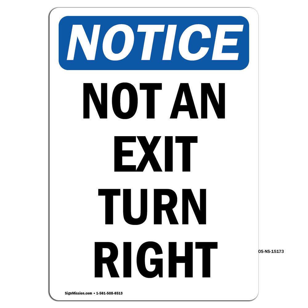 Not An Exit Turn Right