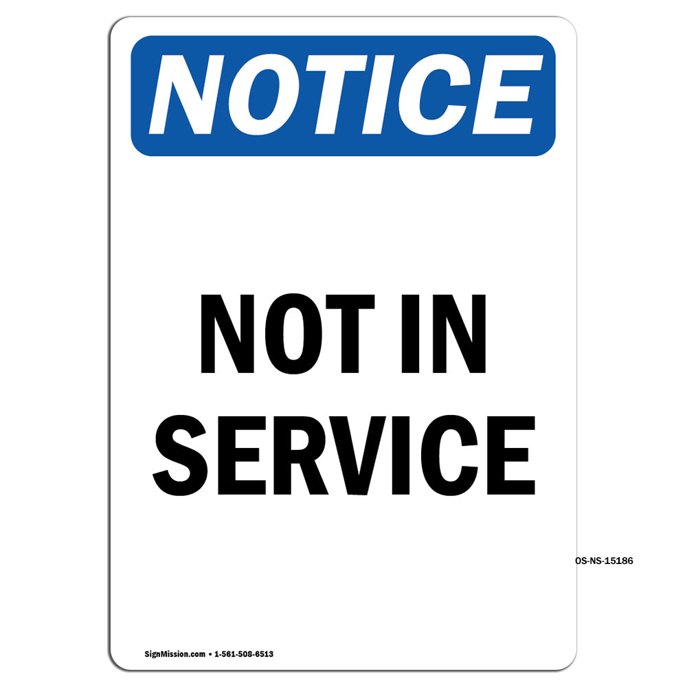 Not In Service