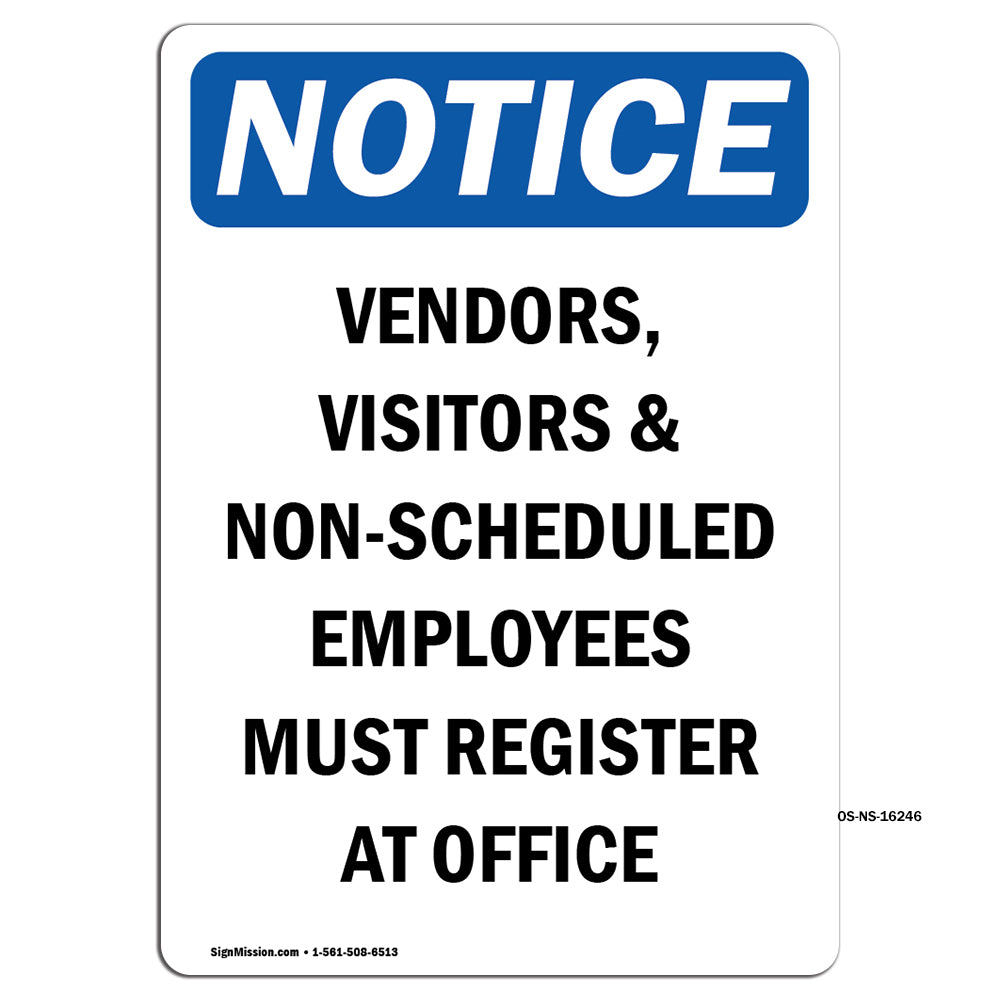 NOTICE Non-Scheduled Employees Must Register