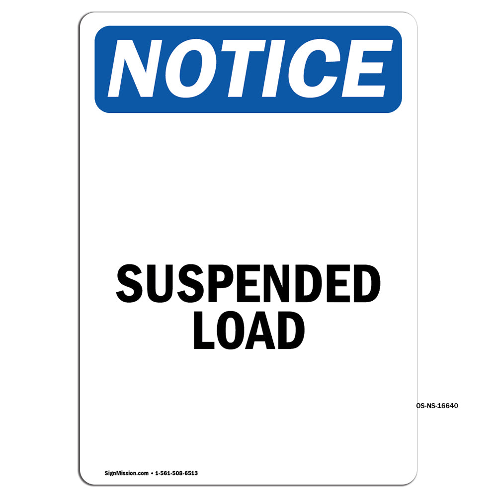 NOTICE Suspended Load