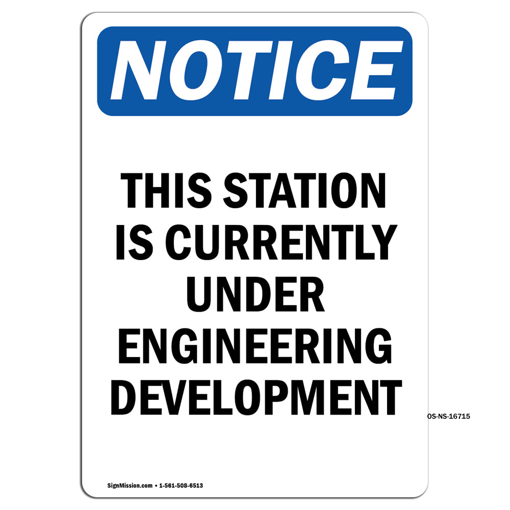 NOTICE This Station Is Currently