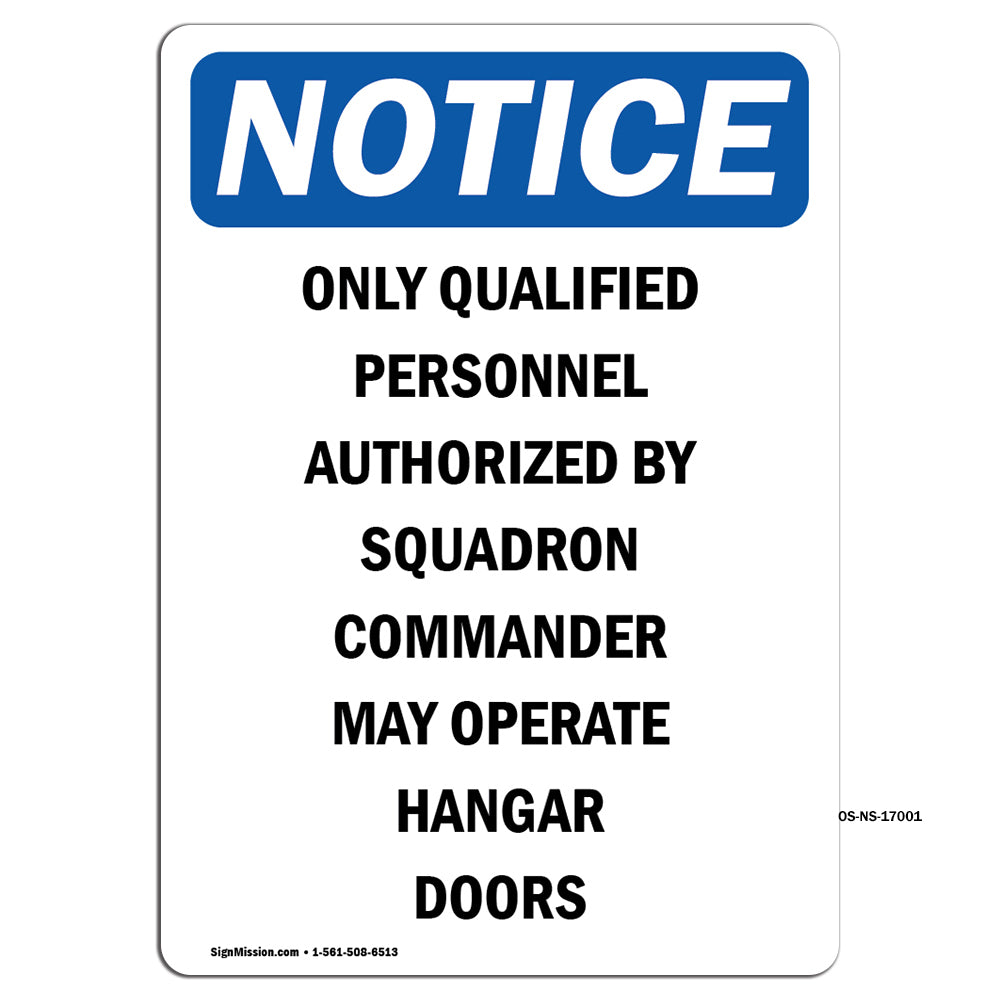 Only Qualified Personnel Authorized By Squadron