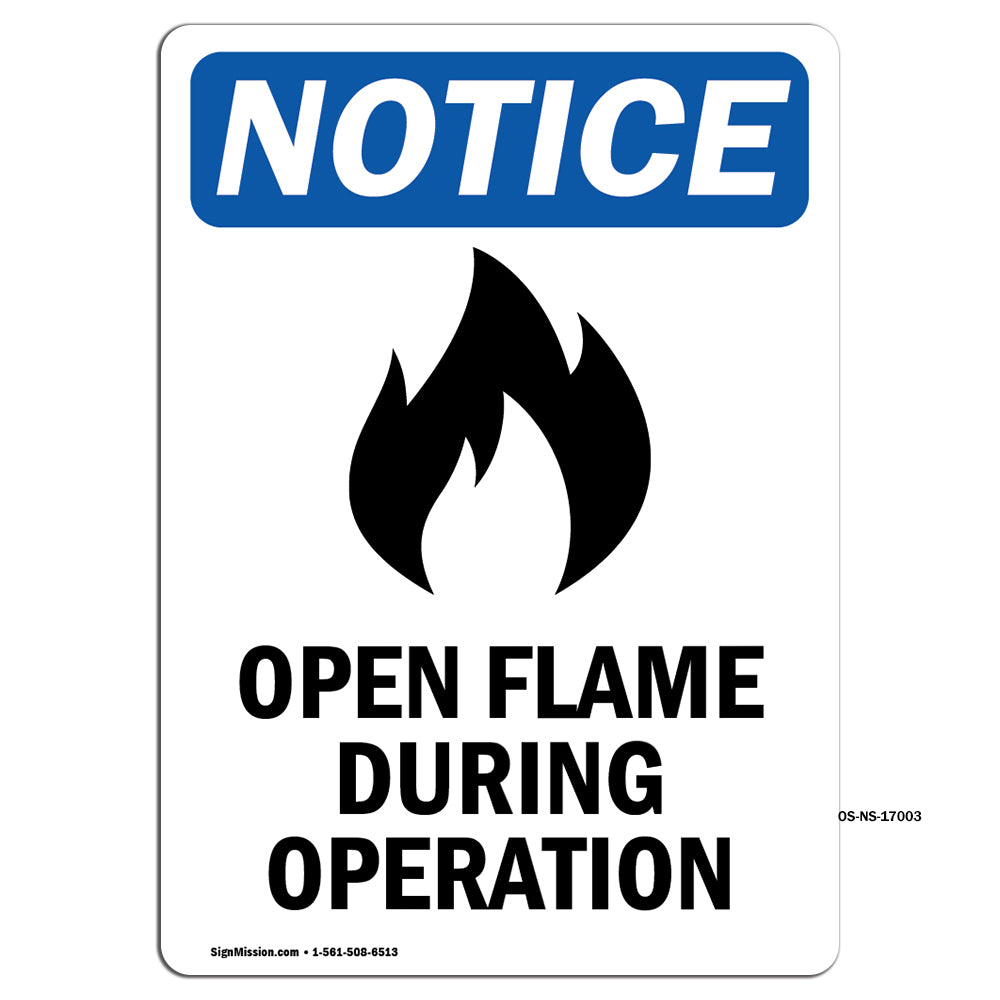 Open Flame During Operation