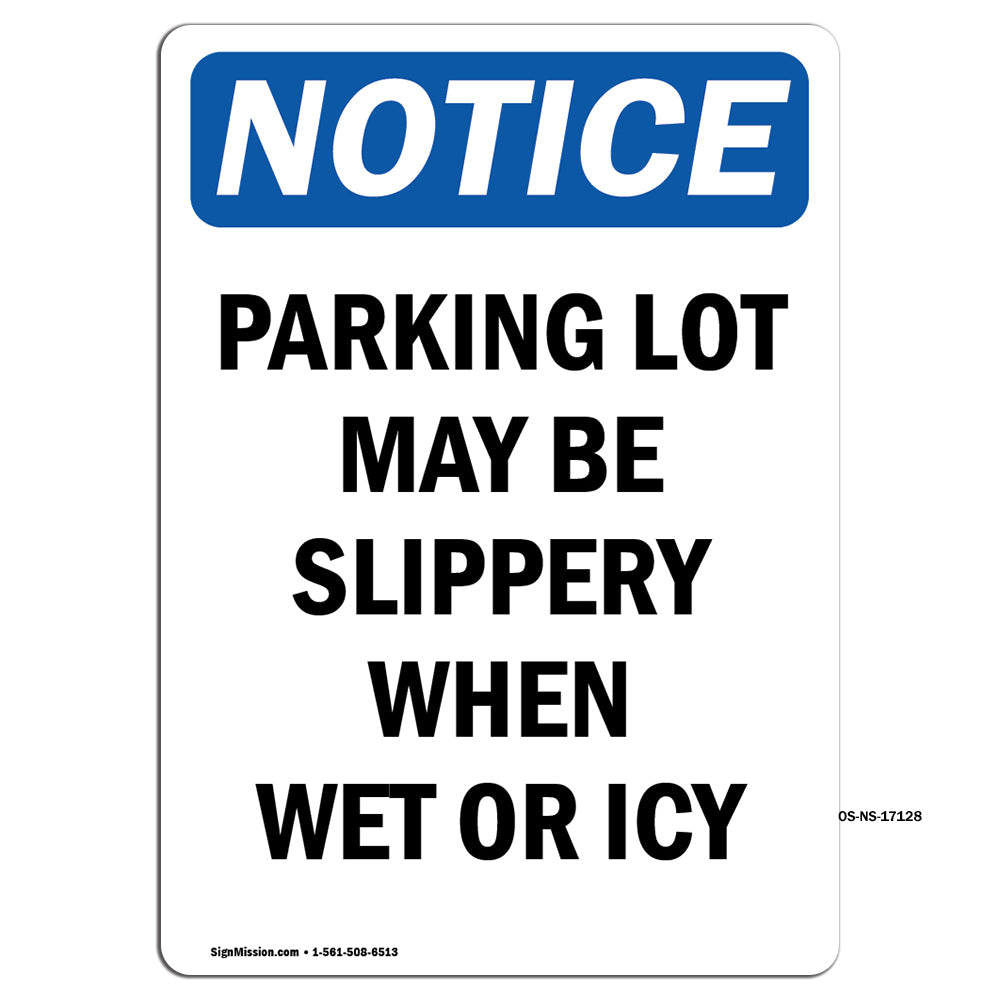 Parking Lot May Be Slippery When