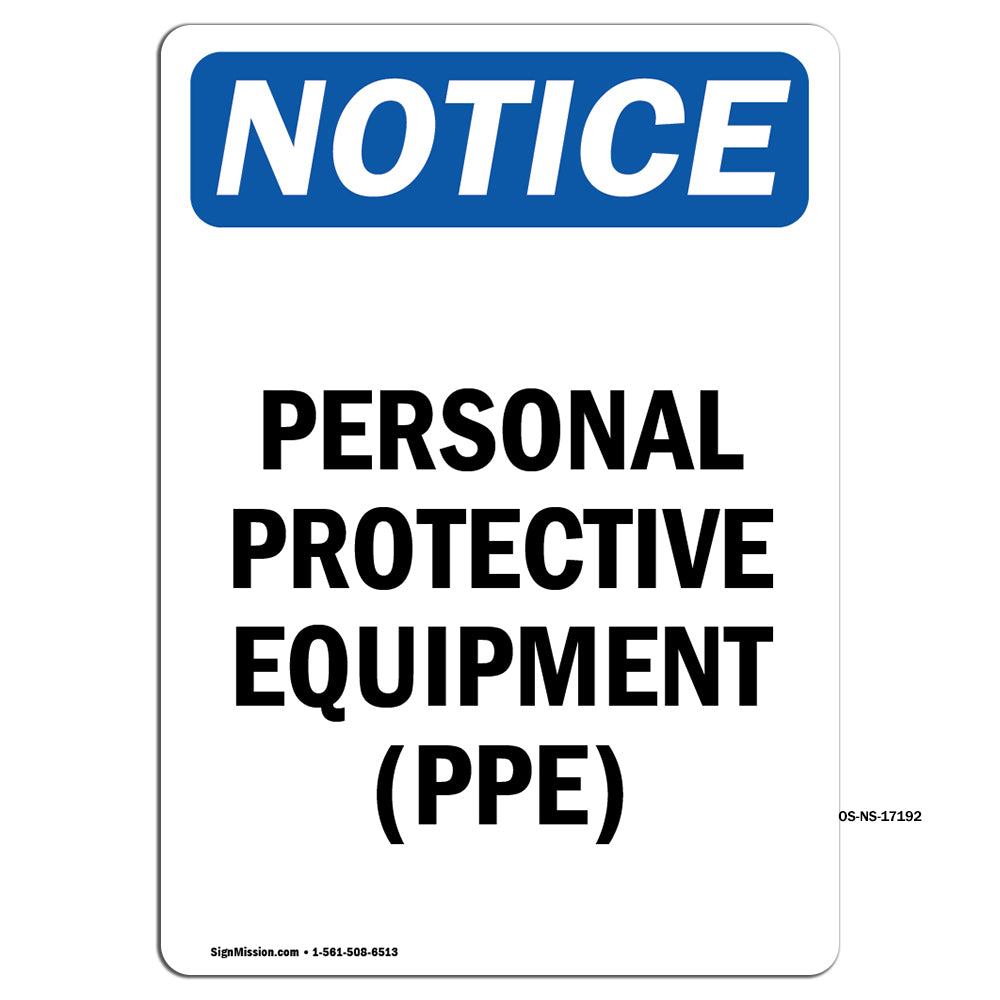 Personal Protective Equipment (PPE)