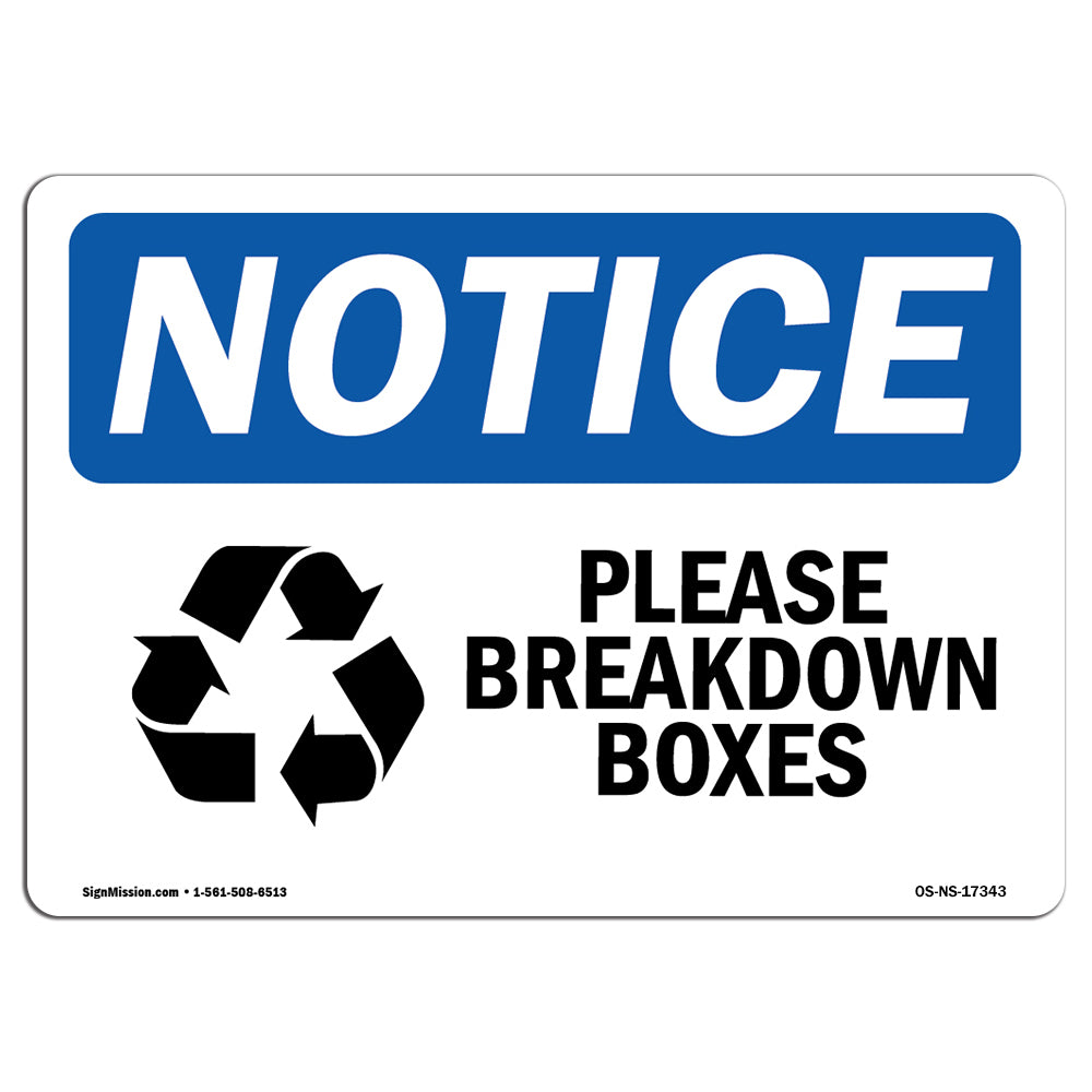 Please Breakdown Boxes