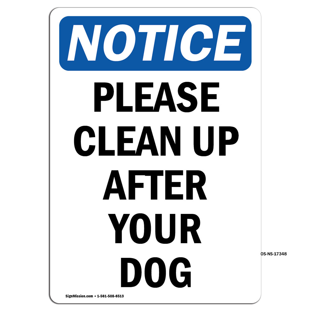 Please Clean Up After Your Dog