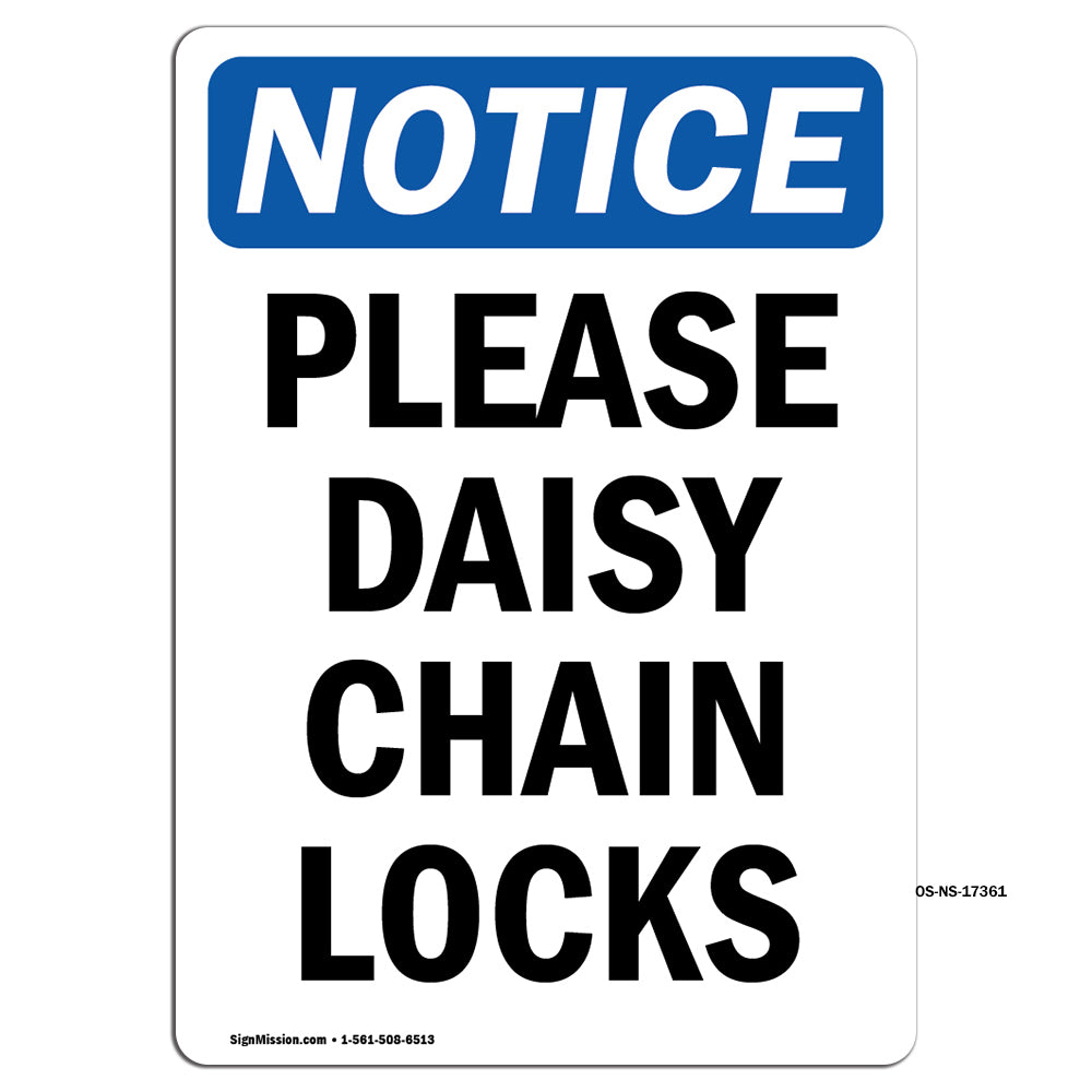 Please Daisy Chain Locks