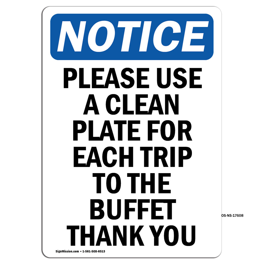 Please Use A Clean Plate For Each