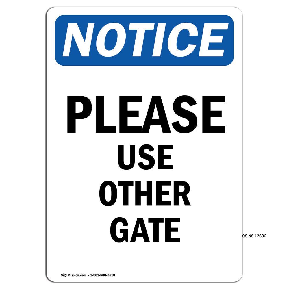 Please Use Other Gate