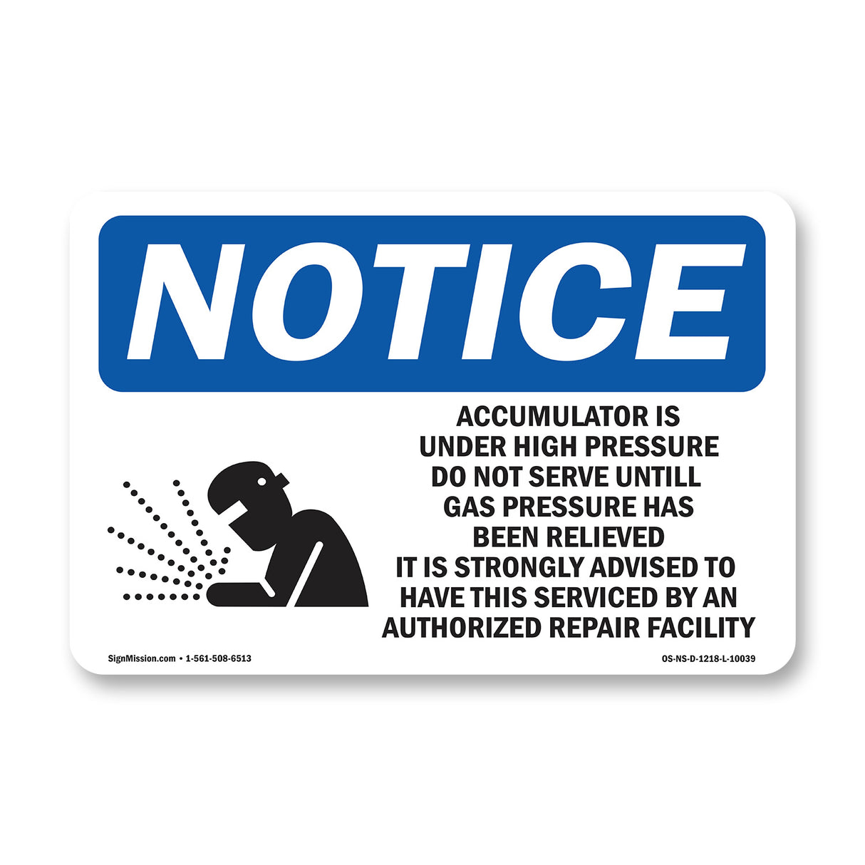 Accumulator Is Under High Pressure