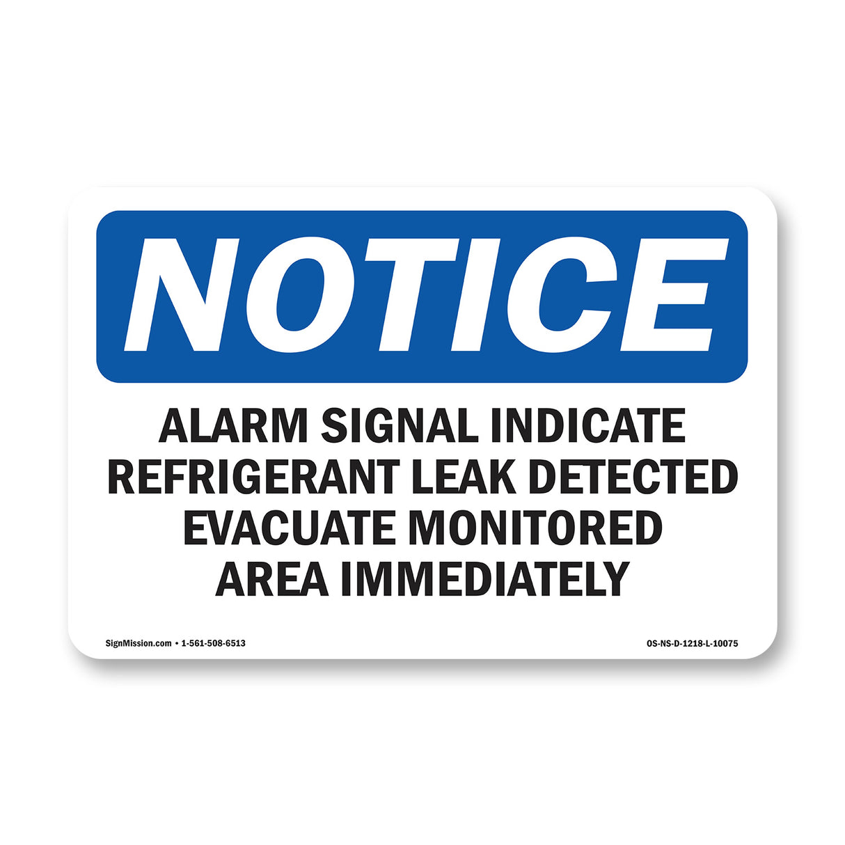 Alarm Signal Indicates Refrigerant Leak