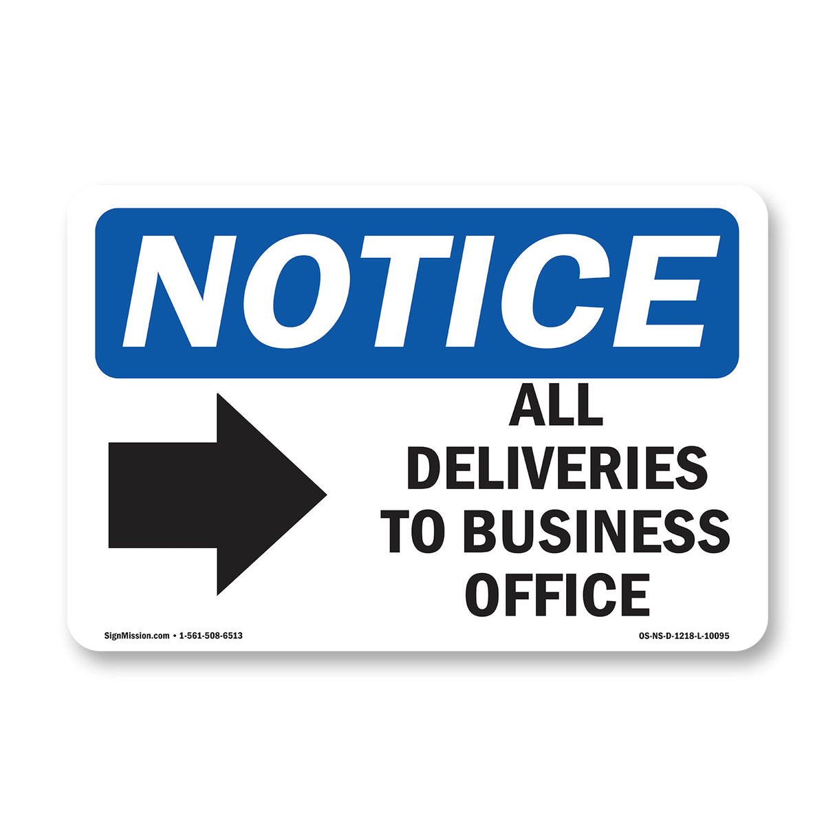 All Deliveries To Business Office