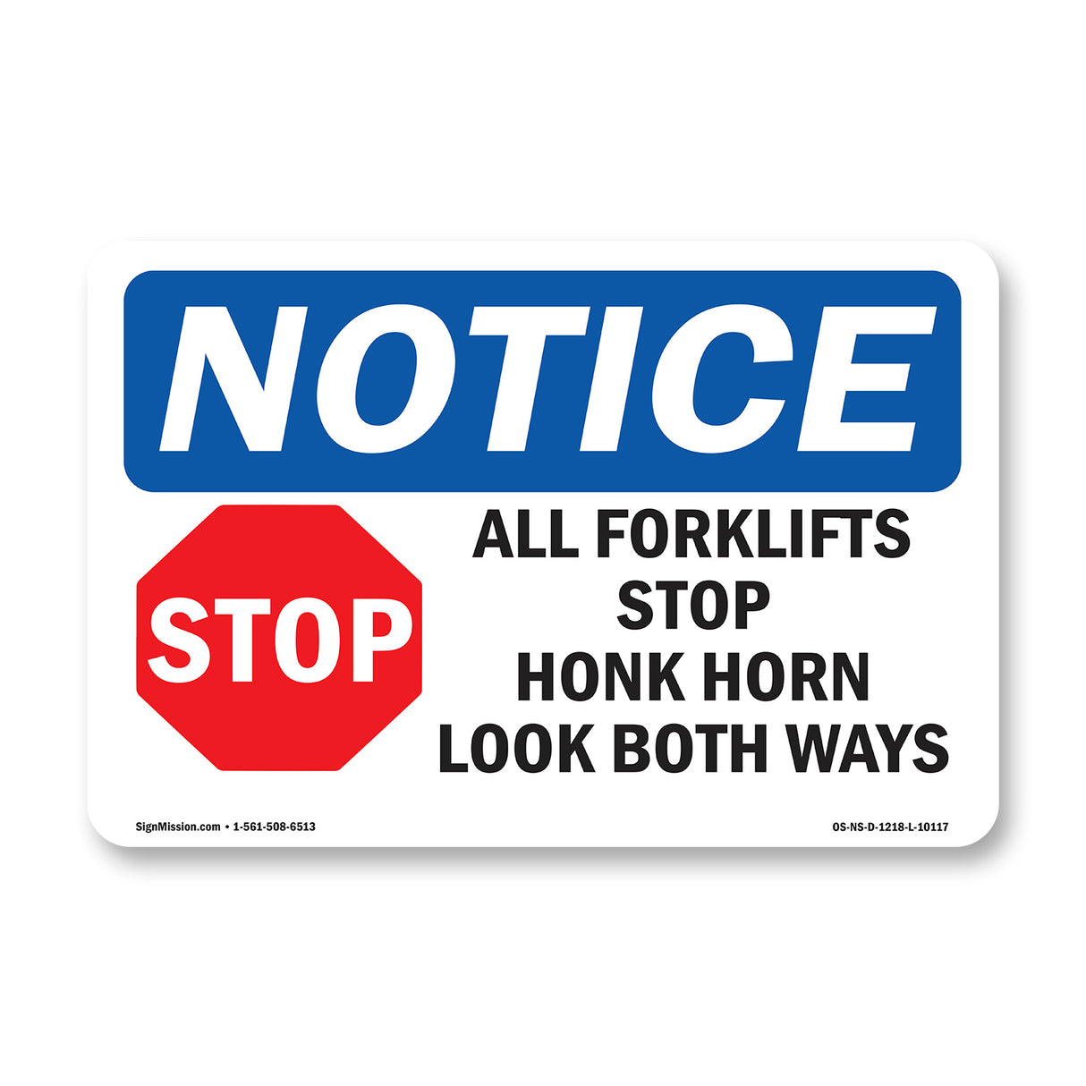 All Forklifts Stop Honk Horn