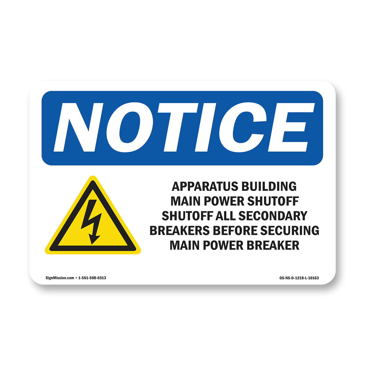 Apparatus Building Main Power