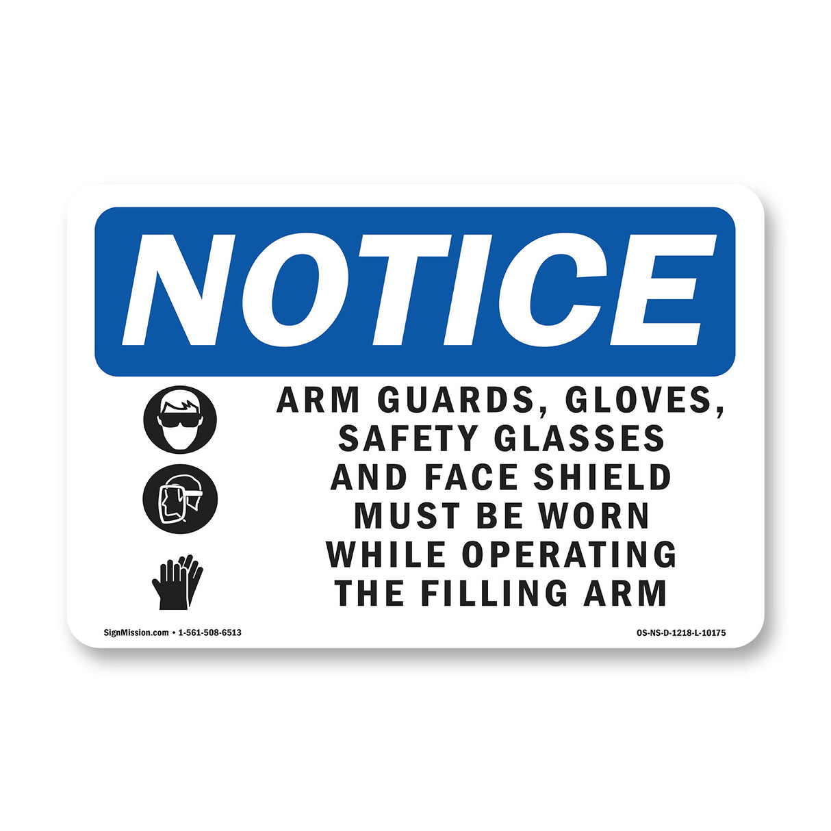 Arm Guards, Gloves, Safety Glasses