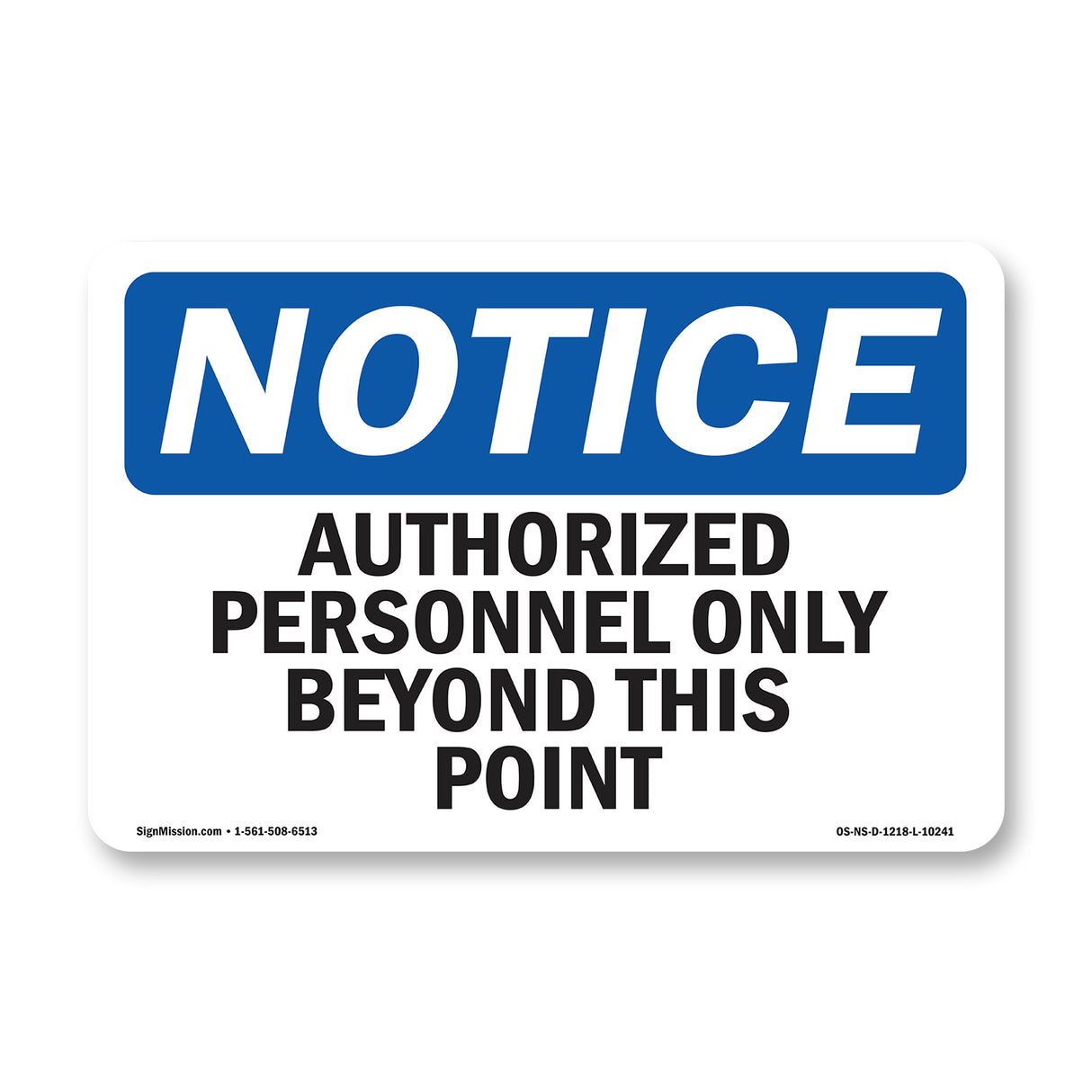 Authorized Personnel Only Beyond