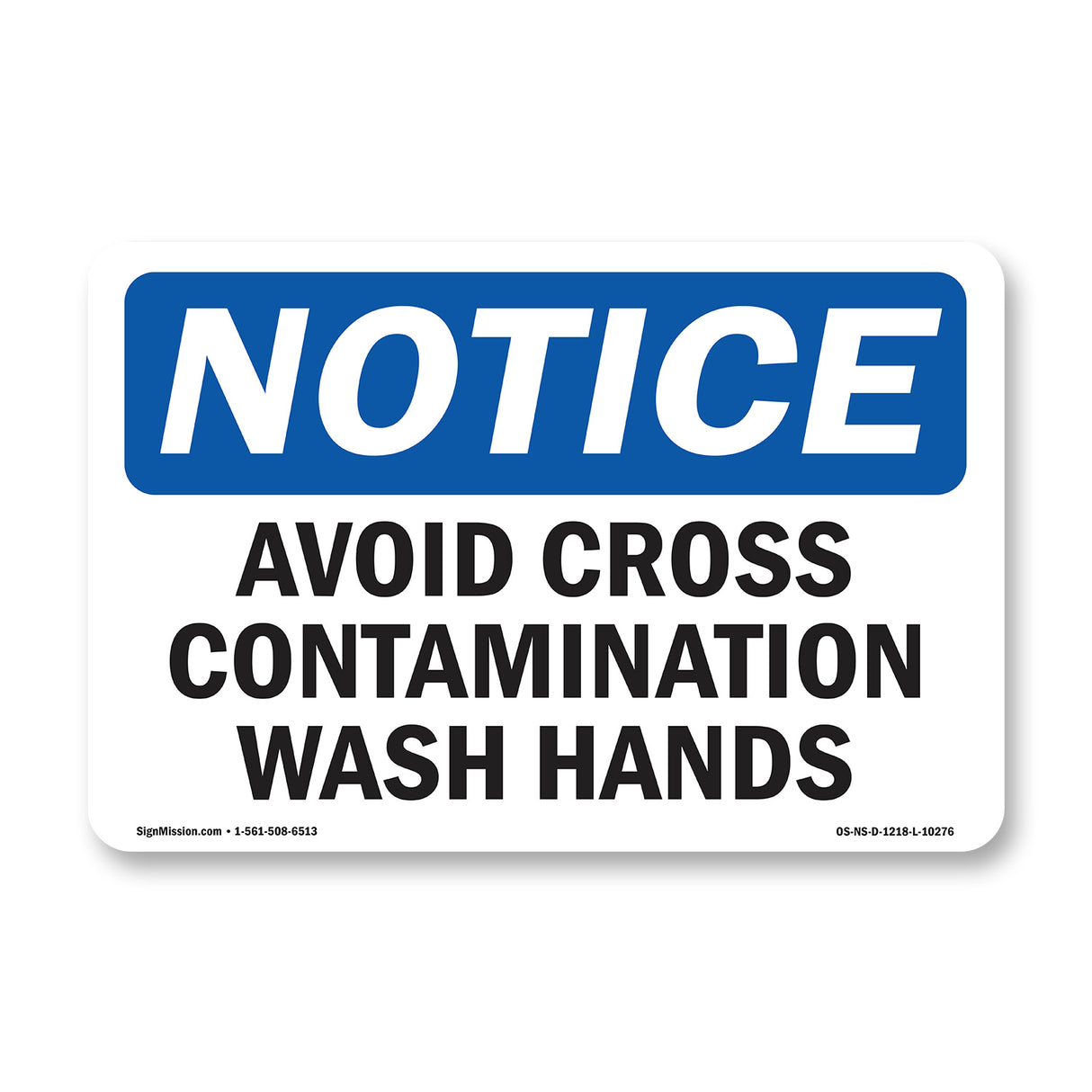 Avoid Cross Contamination Wash Hands