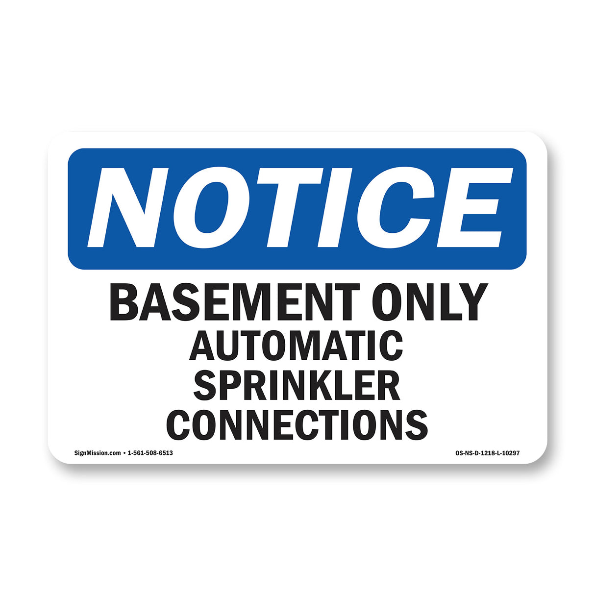Basement Only Automatic Sprinkler Connections