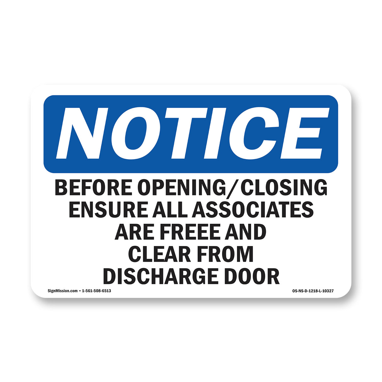 Before Opening Closing Ensure All Associates