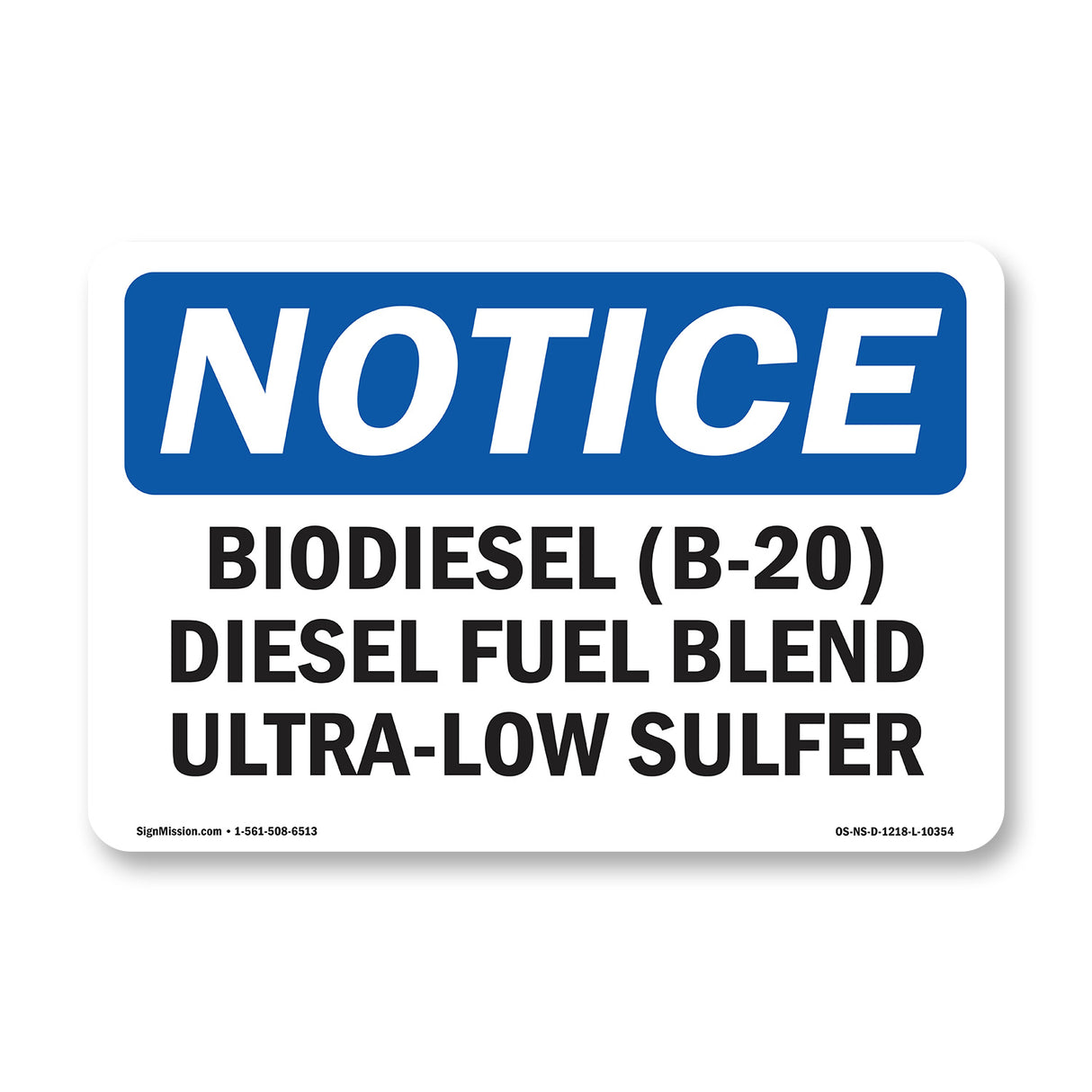 Biodiesel (B-20) Diesel Fuel Blend