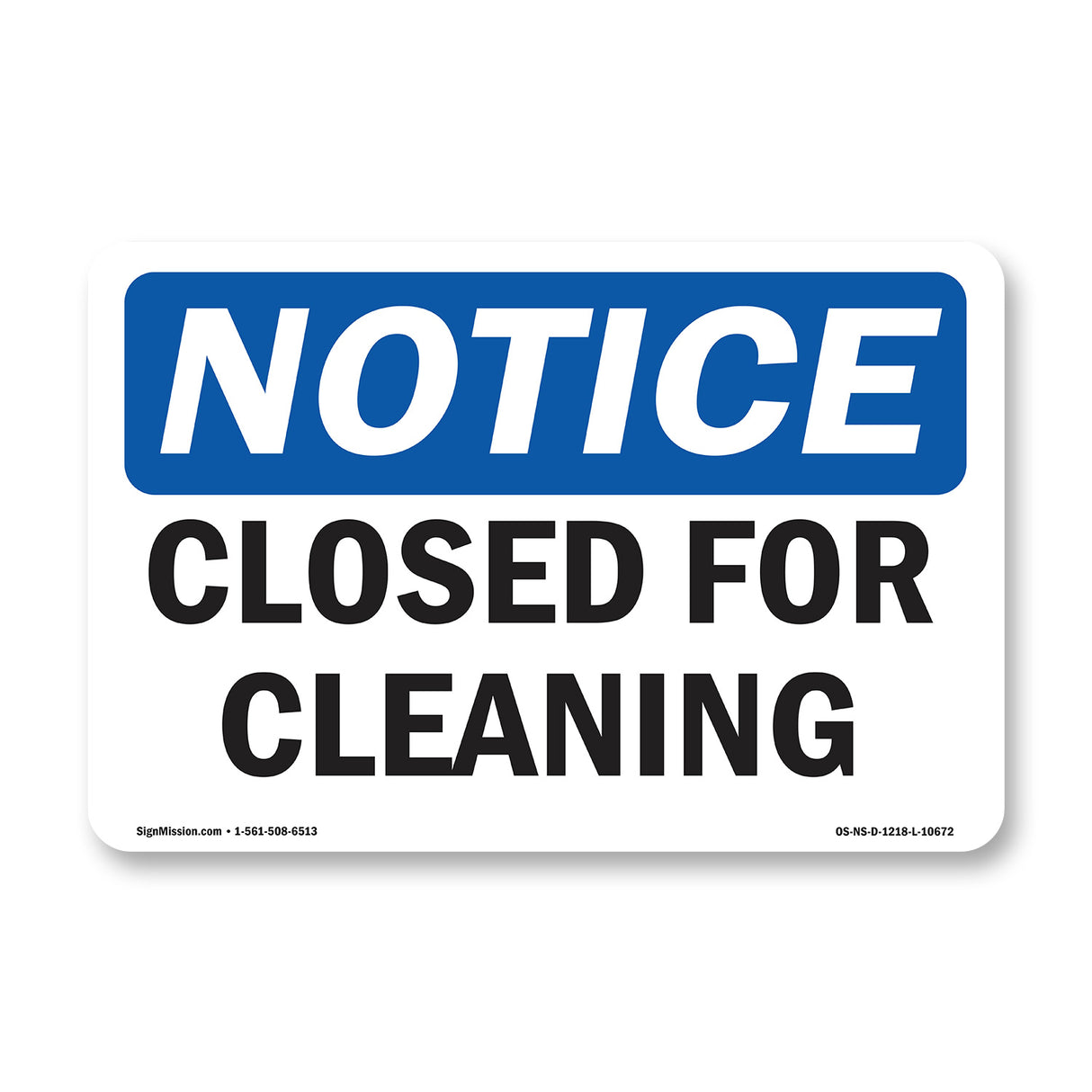 Closed For Cleaning