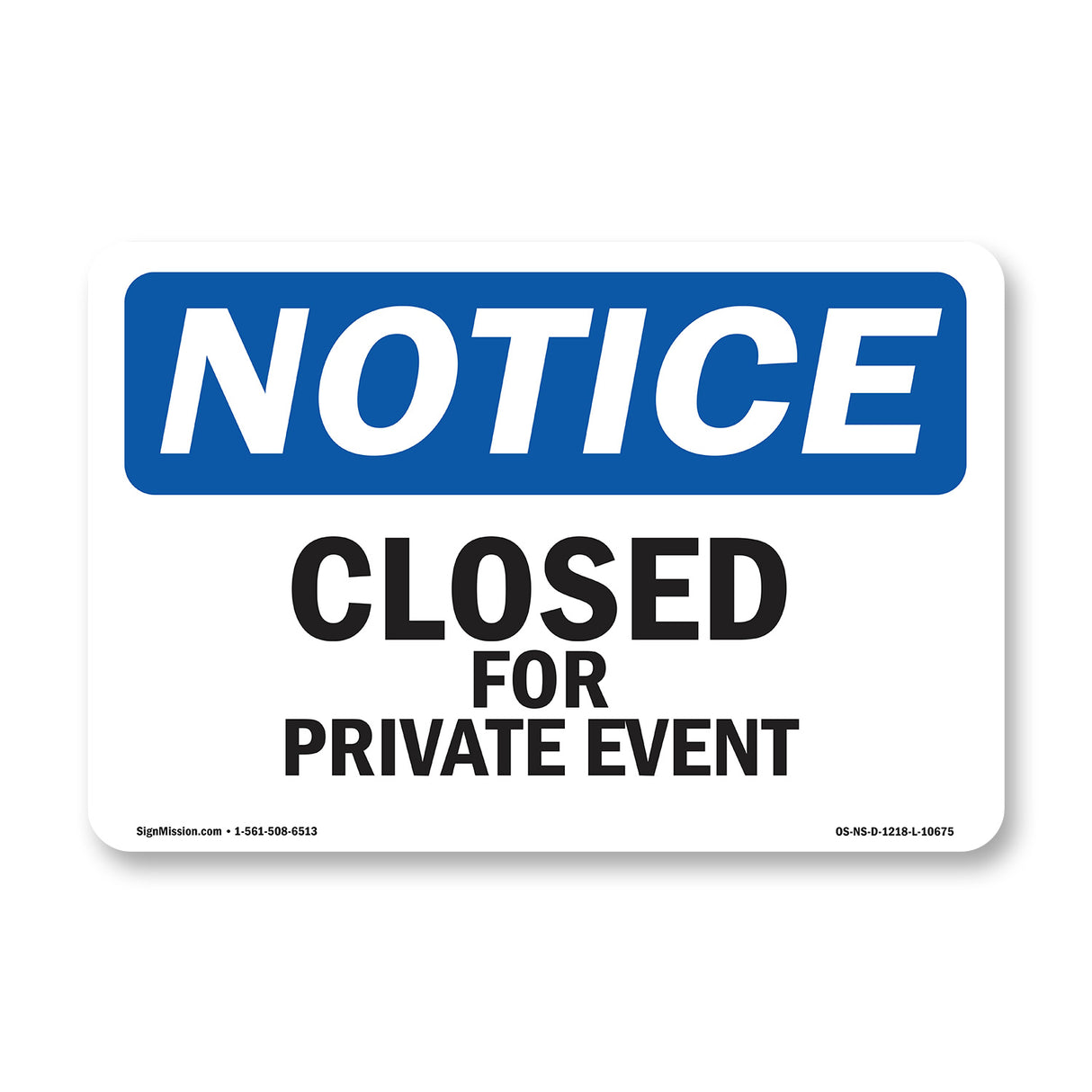 Closed For Private Event