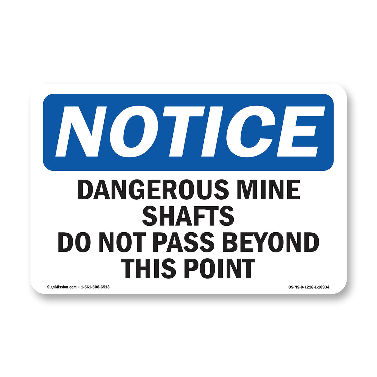 Dangerous Mine Shafts Do Not Pass Beyond