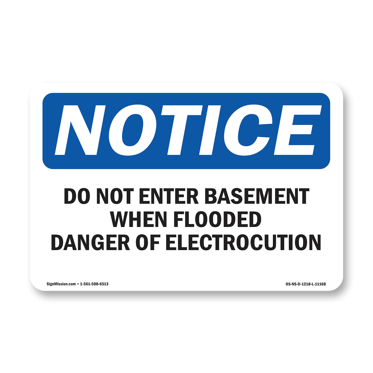 Do Not Enter Basement When Flooded Danger