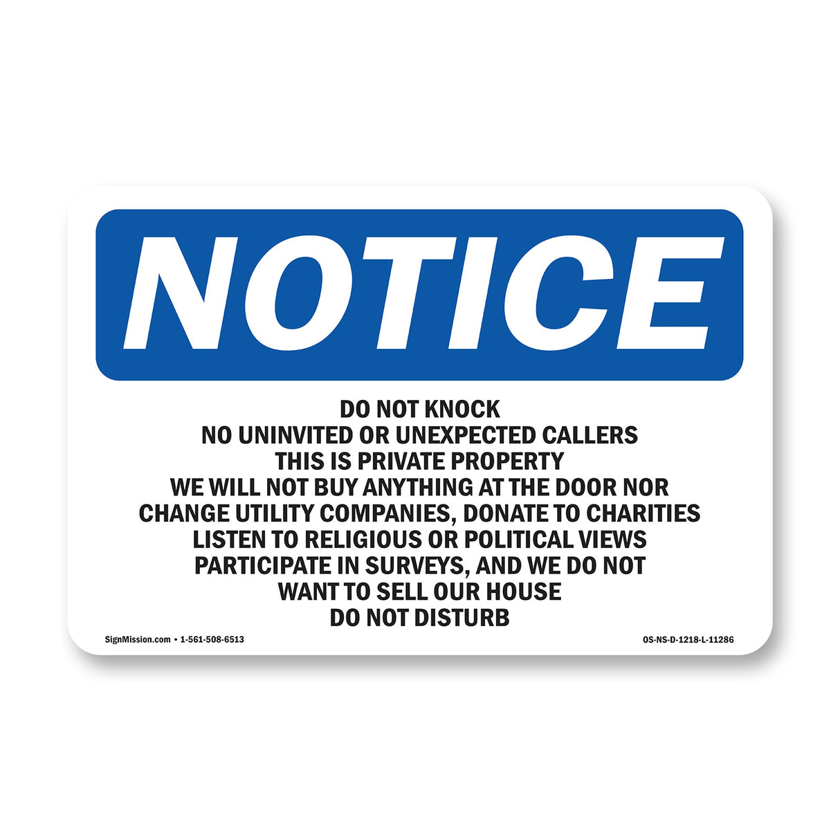 Do Not Knock No Uninvited Or Unexpected