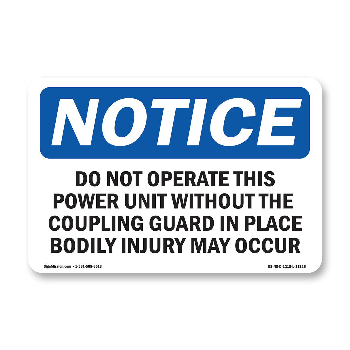 Do Not Operate This Power Unit