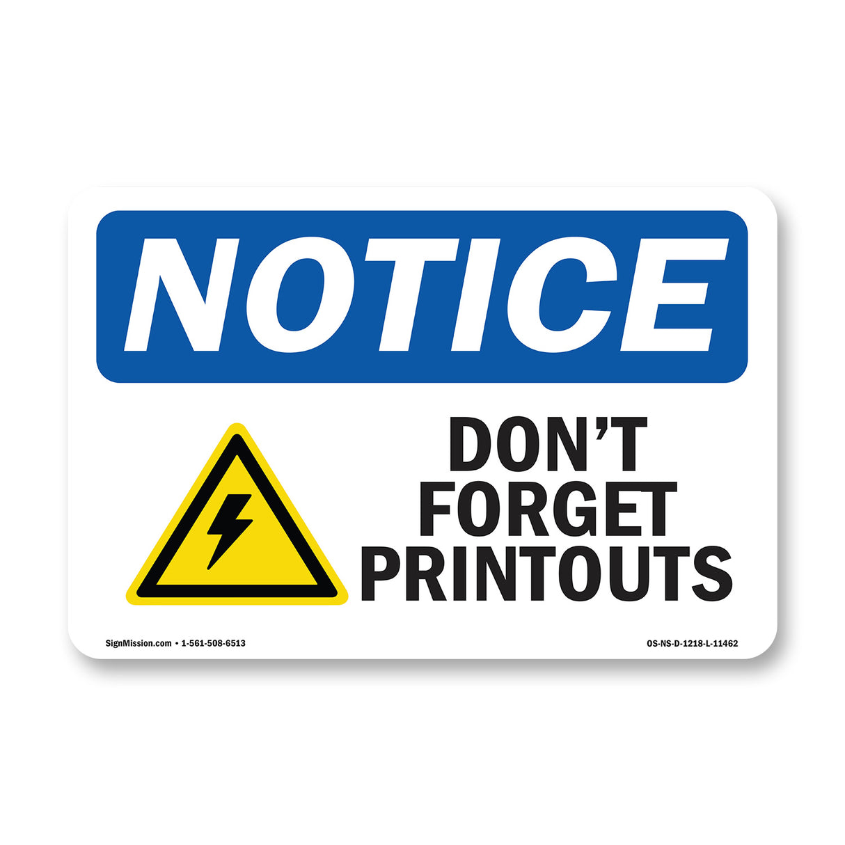 Don't Forget Printouts
