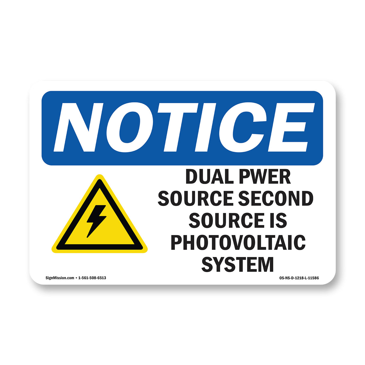 Dual Power Source Second Source