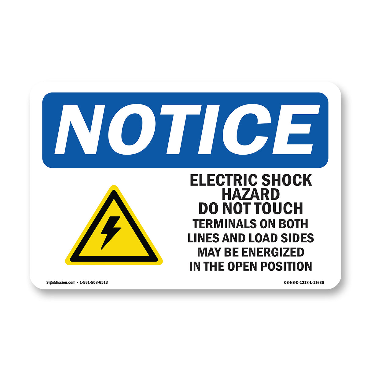 Electric Shock Hazard Do Not