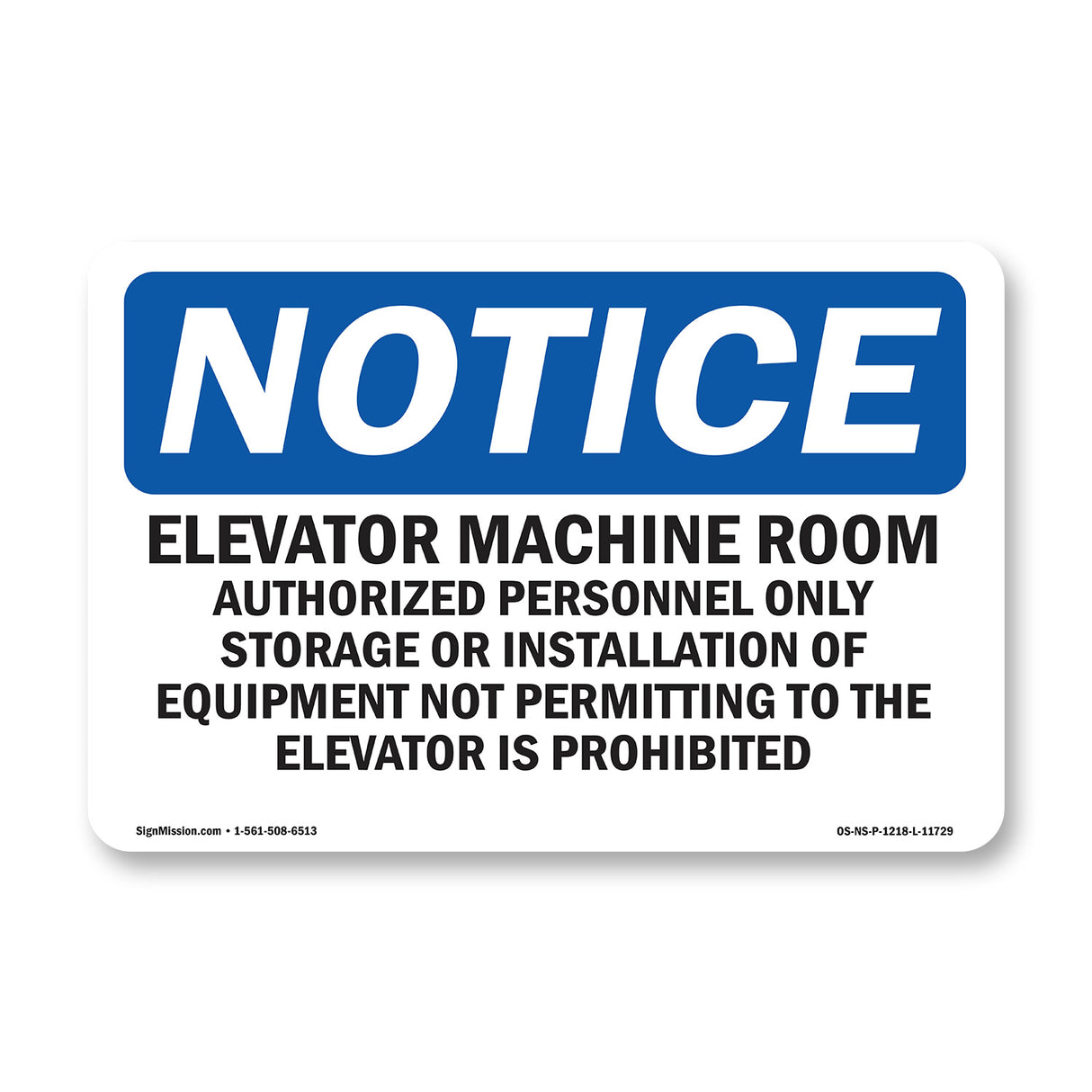 Elevator Machine Room Authorized Personnel