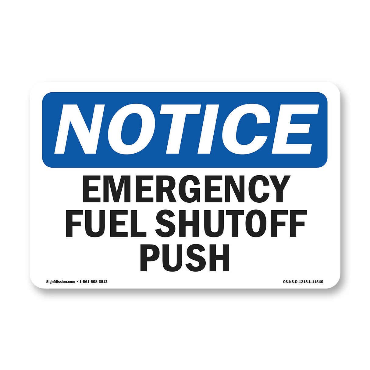 Emergency Fuel Shutoff Push