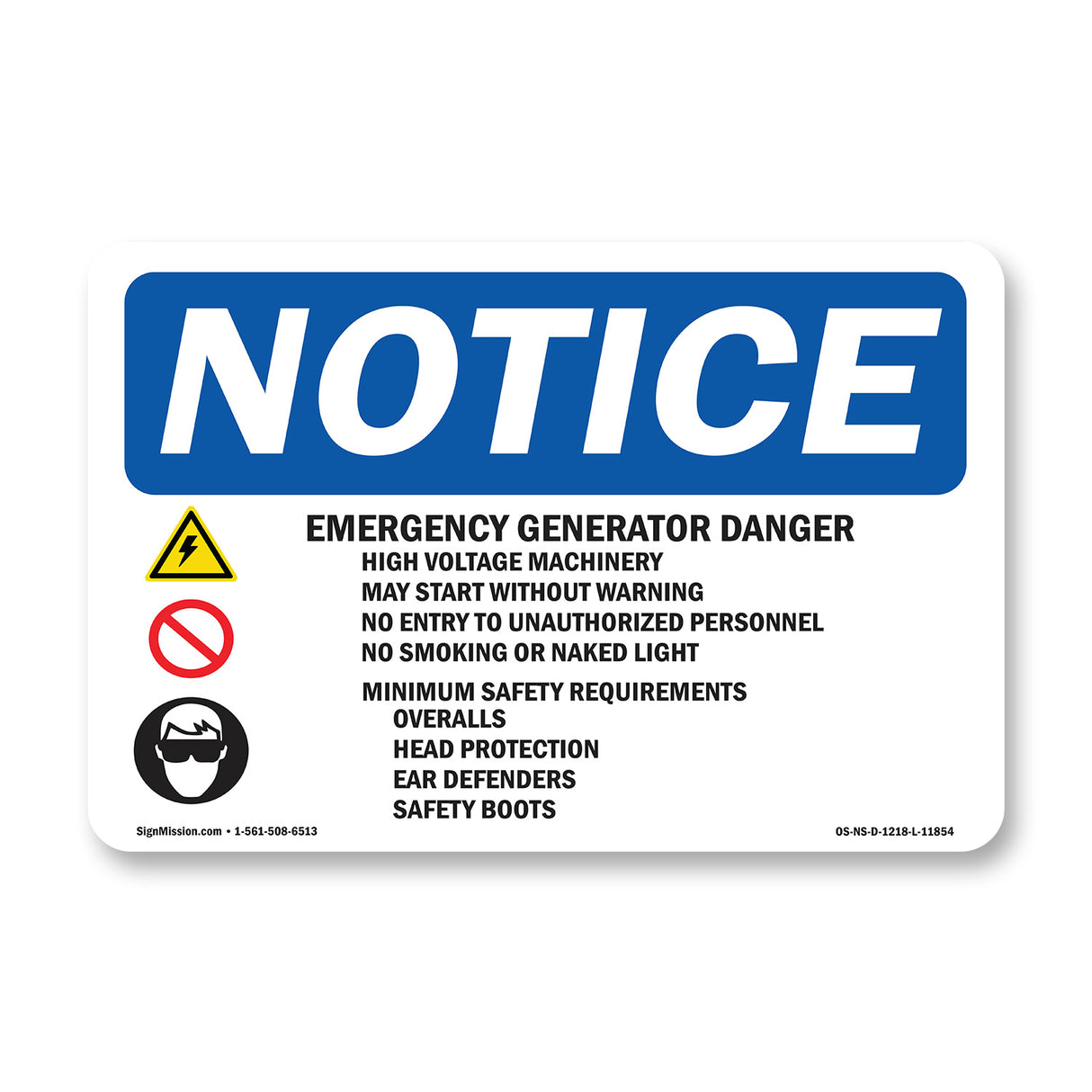 Emergency Generator Danger High