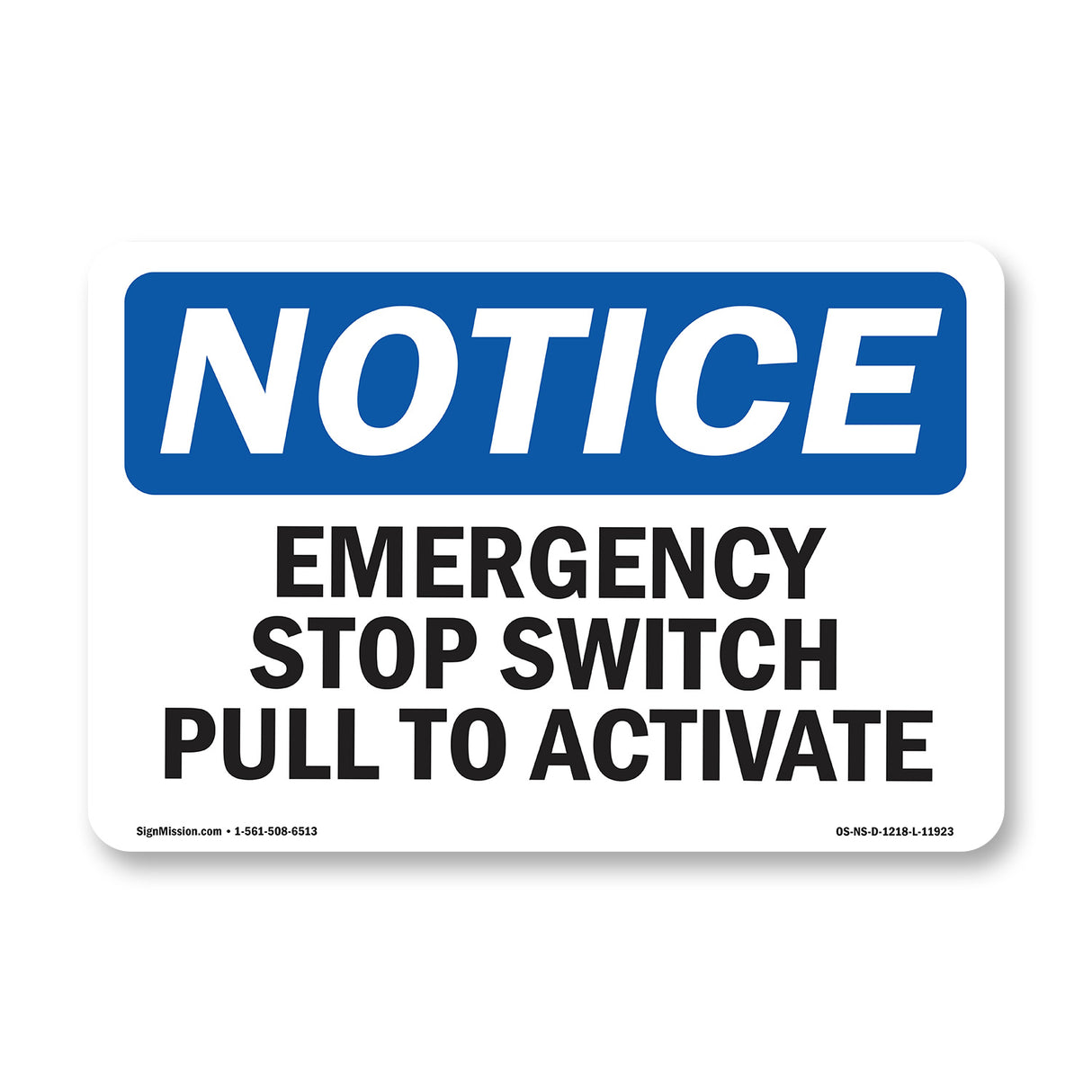 Emergency Stop Switch Pull To Activate