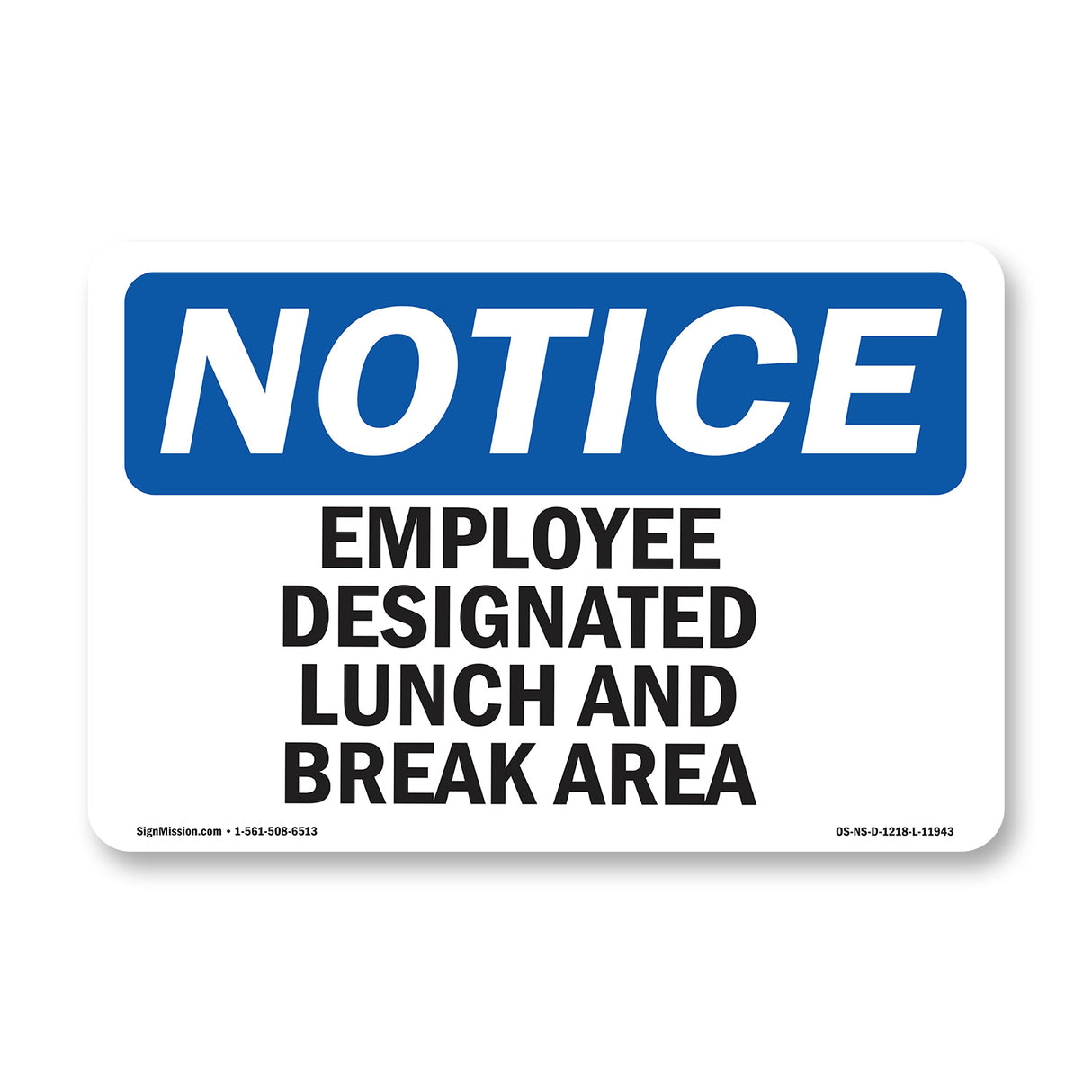 Employee Designated Lunch And Break Area